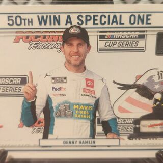 Denny Hamlin #178 2024 Panini Donruss NASCAR - 50th Win