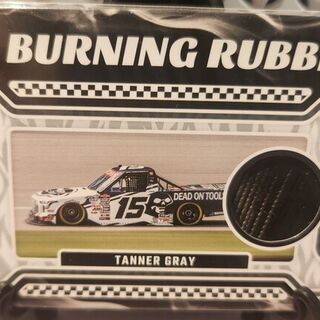 Tanner Gray #BRM-TG 2024 Donruss NASCAR Burning Rubber Materials