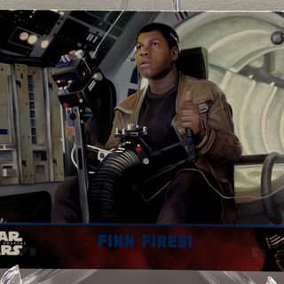 Topps Star Wars: The Force Awakens 2015 - Finn Fires! #92 Blue