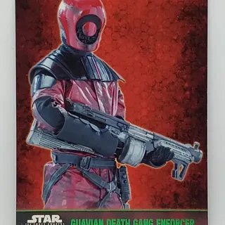 Topps Star Wars: The Force Awakens 2015 - Guavian Death Gang Enforcer #29 Green