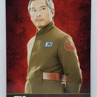 Topps Star Wars: The Force Awakens 2015 - Admiral Statura #27 Green