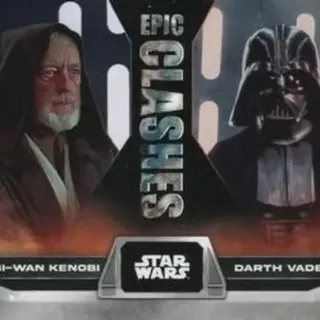 Topps Star Wars 2023: Epic Clashes - Obi-Wan Kenobi & Darth Vader #EC-12