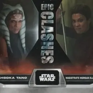 Topps Star Wars 2023: Epic Clashes - Ahsoka Tano & Magistrate Morgan Elsbeth #EC-15