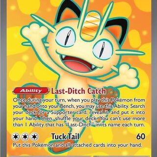 Pokemon TCG: Meowth EX 107/88 Perfect Order