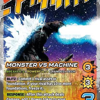 Godzilla: Reign Of Kaiju - Monster Vs Machine #143/186