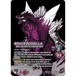 Godzilla: Reign Of Kaiju - Spacegodzilla, Bioquartz Monster #15/186