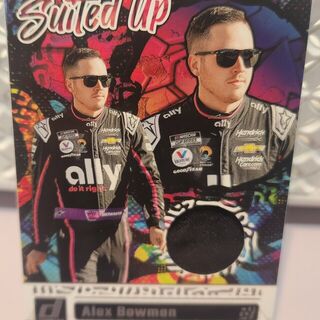 Alex Bowman #16 2024 Panini Donruss NASCAR Suited Up Race Suit Swatch
