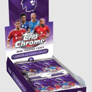 2026 Topps Chrome® Premier League - Hobby Box