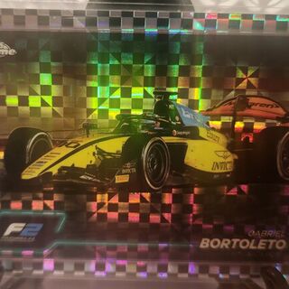 Gabriel Bortoleto [Checker Flag Refractor] #100 2024 Topps Chrome Formula 1