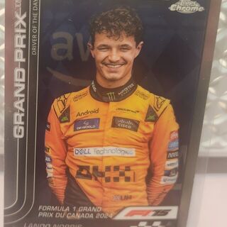 Lando Norris [Refractor] #130 2025 Topps Chrome Formula 1