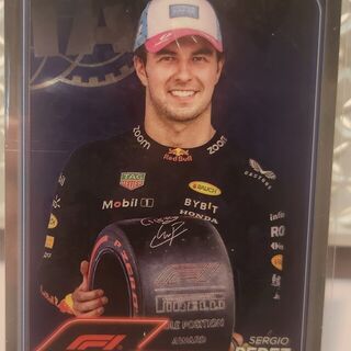 Sergio Perez [Refractor] #156 2024 Topps Chrome Formula 1