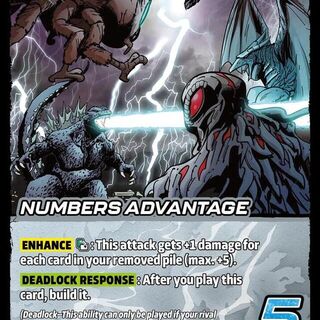 Godzilla: Reign Of Kaiju - Numbers Advantage #179/186