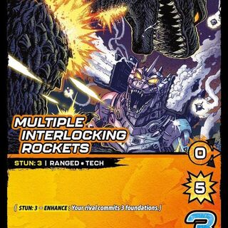 Godzilla: Reign Of Kaiju - Multiple Interlocking Rockets #71/186
