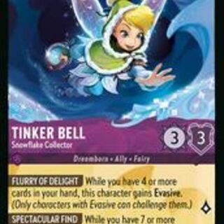 Disney Lorcana: Winterspell LEGENDARY Tinker Bell - Snowflake Collector #48/204