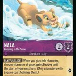 Disney Lorcana: Winterspell COMMON FOIL Nala - Romping In The Snow #35/204