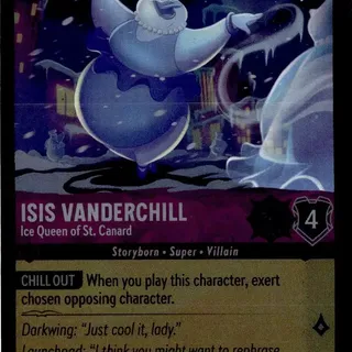 Disney Lorcana: Winterspell COMMON FOIL Isis Vanderchill - Ice Queen Of St. Canard #38/204
