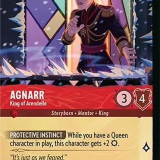 Disney Lorcana: Winterspell COMMON FOIL - Agnarr - King Of Arendelle #114/204
