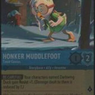 Disney Lorcana: Winterspell COMMON FOIL Honker Muddlefoot - Timid Genius #143/204