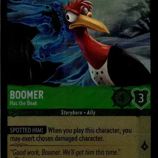 Disney Lorcana: Winterspell COMMON FOIL Boomer - Has The Beak #76/204