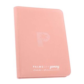 Palms Off Collector’s Series 9 Pocket Zip Binder – PINK
