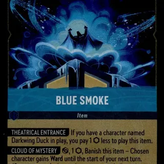 Disney Lorcana: Winterspell COMMON FOIL Blue Smoke #166/204