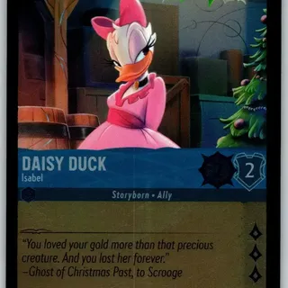 Disney Lorcana: Winterspell UNCOMMON FOIL Daisy Duck - Isabel #144/204