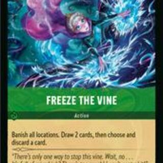 Disney Lorcana: Winterspell RARE Freeze The Vine #96/204