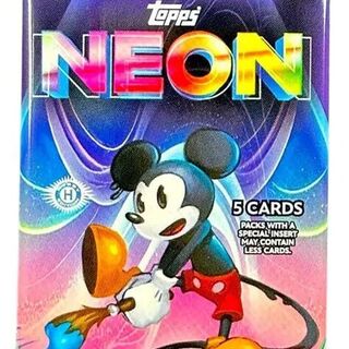 Topps 2026 Disney Neon Booster Pack