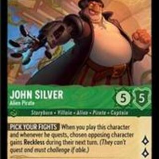 Disney Lorcana: The First Chapter LEGENDARY John Silver - Alien Pirate #82/204