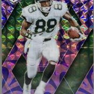 NFL 2025 Panini Mosaic: Jets - Al Toon #77 Mosaic Reactive Purple
