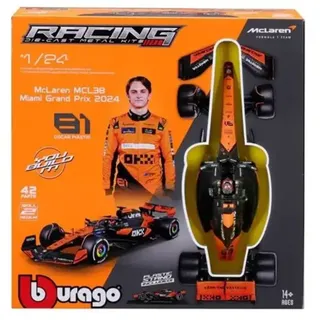 Bburago  2024 F-1 McLaren MCL38 Piastri with Helmet Race Model Kit