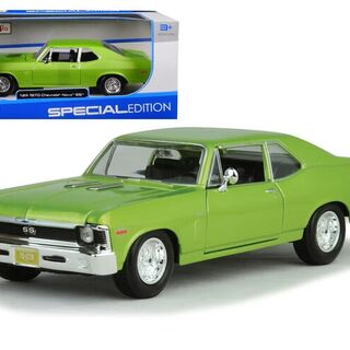 1970 Chevrolet Nova SS Metallic Lime Green - Maisto Special Edition 1/24