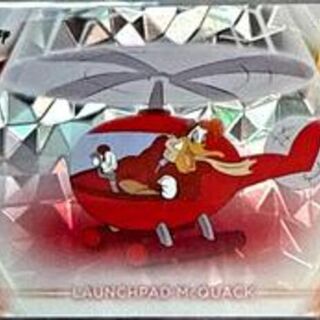 Topps Disney: Neon - Launchpad McQuack #124 Diamante