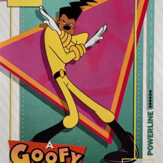 Topps Disney Neon: A Goofy Movie - Powerline #AGM-12