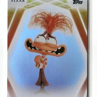 Topps Disney 2026: Neon - Anxiety #169 Rainbow Foilboard