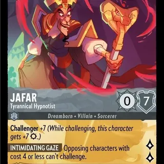 Disney Lorcana: Shimmering Skies LEGENDARY Jafar - Tyrannical Hypnotist #172/204