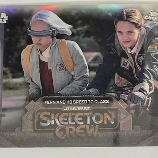 Topps Star Wars: Chrome 2025 - Fern And KB Speed To Class #SC-3 Skeleton Crew