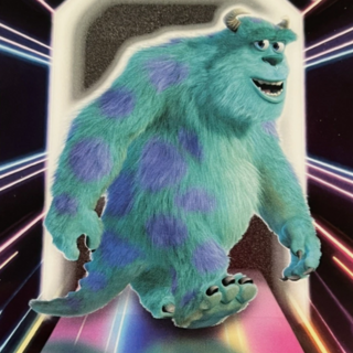 Topps Disney 2026 Neon: Illuminated Neon Lights - Sulley #NPL-23