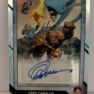 Topps Marvel 2026 Finest Fantastic Four: Comic Book Artist Autograph - Greg Capullo #CB-GC