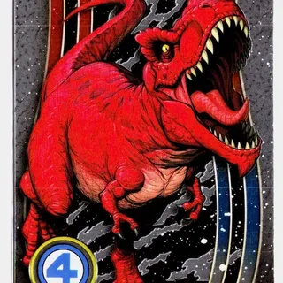 Topps Marvel 2026: Finest Fantastic Four - Devil Dinosaur #12