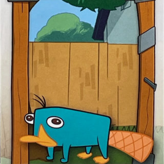 Topps Disney 2026 Neon: Phineas And Ferb - Perry The Platypus #P&F-5