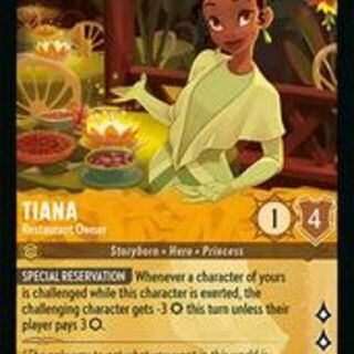 Disney Lorcana: Azurite Sea LEGENDARY Tiana - Restaurant Owner #16/204