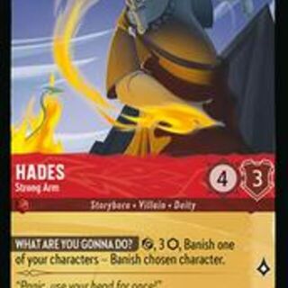 Disney Lorcana: Azurite Sea LEGENDARY Hades - Strong Arm #125/204