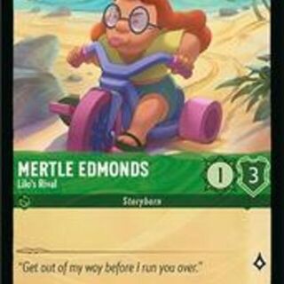 Disney Lorcana: Azurite Sea UNCOMMON FOIL Mertle Edmonds - Lilo's Rival #82/204