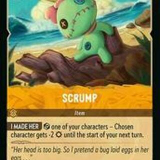 Disney Lorcana: Azurite Sea UNCOMMON FOIL Scrump #33/204