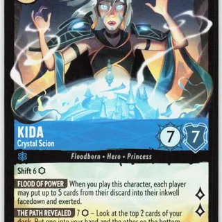 Disney Lorcana: Wilds Unknown LEGENDARY Kida - Crystal Scion #160/204