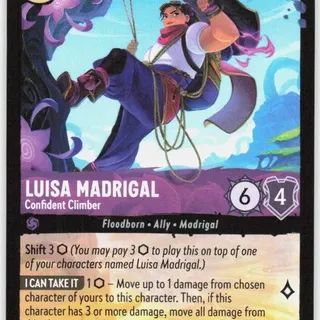 Disney Lorcana: Wilds Unknown LEGENDARY Luisa Madrigal - Confident Climber #60/204