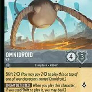 Disney Lorcana: Wilds Unknown UNCOMMON FOIL Omnidroid - V.9 #184/204