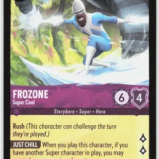 Disney Lorcana: Wilds Unknown RARE Frozone - Super Cool #59/204