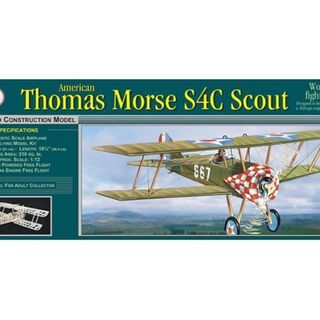 Guillows American Thomas Morse S4C Scout Balsa Wood Construction Model kit
